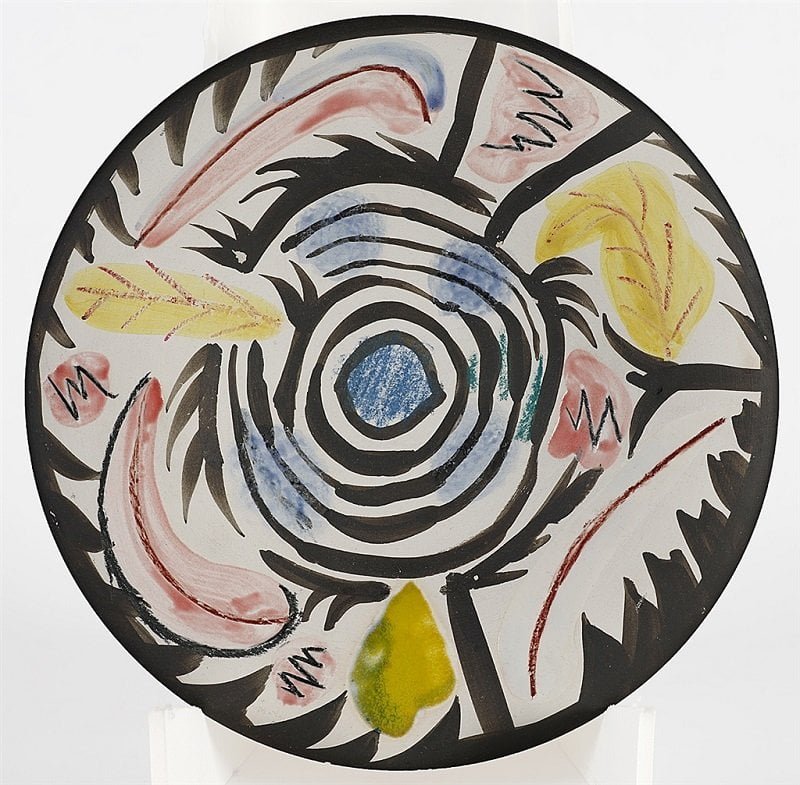 picasso decorative ceramic plate