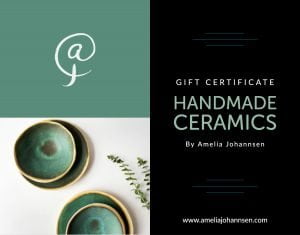 gift card for ceramics