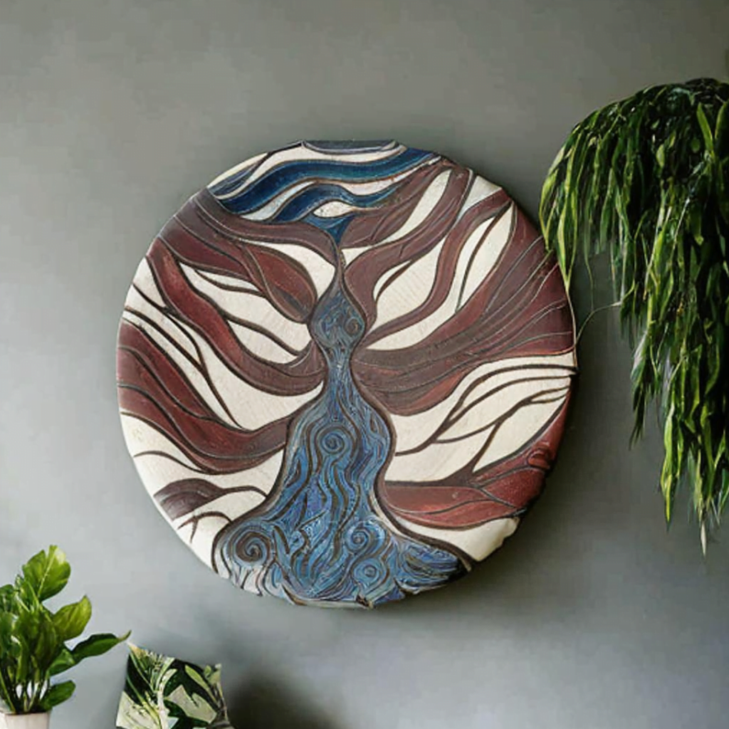 ceramic art and plants