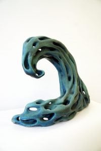 Ceramic Sculpture "The Wave"