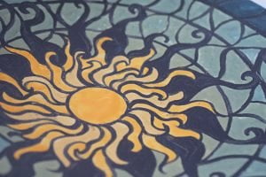 sunbliss ceramic art plate