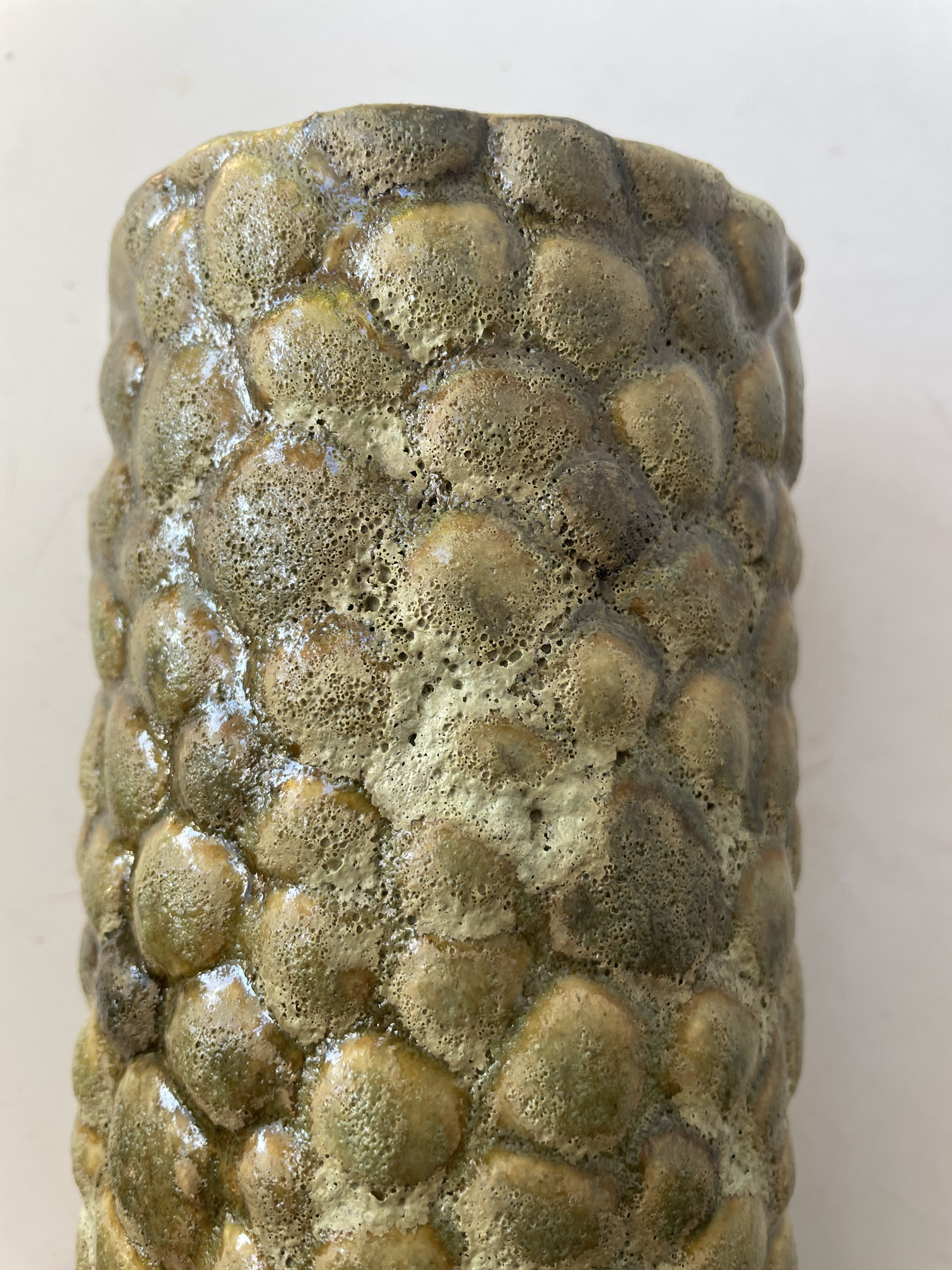 ceramic vase with texture