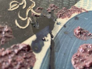 closeup Ceramic Art Plate