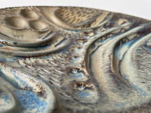 detail ceramic plate