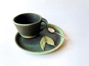 handmade ceramic coffee cup