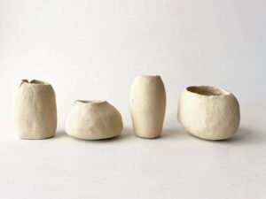 tiny stoneware vases