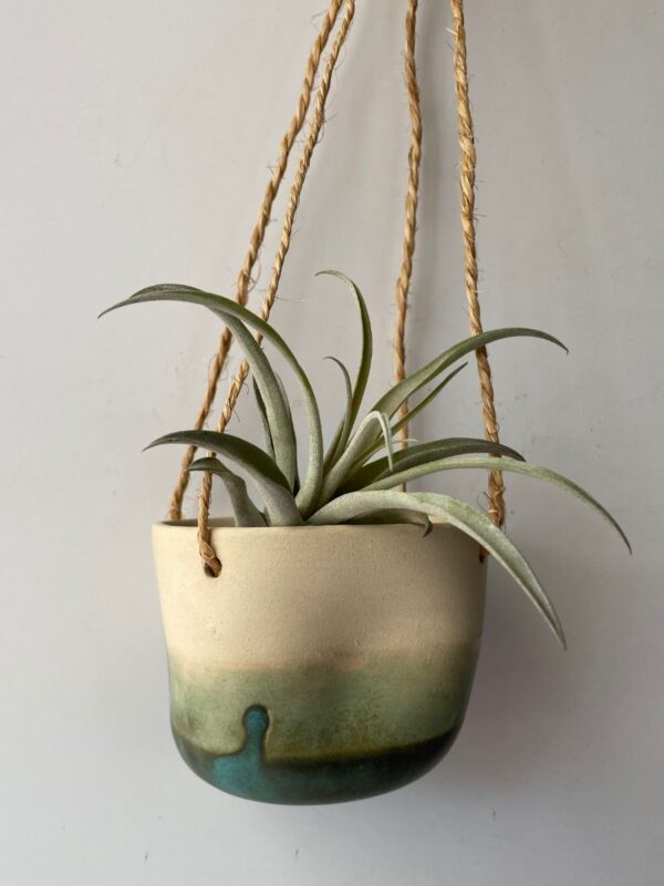 hanging ceramic planter