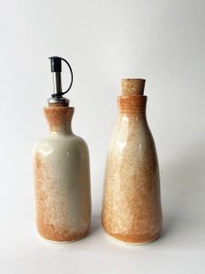 ceramic oil bottle