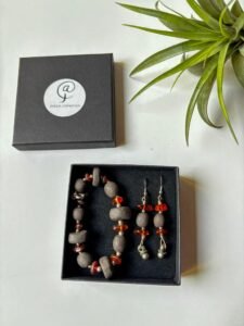 amber and ceramic jewelry