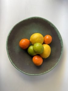 ceramic fruit bowl
