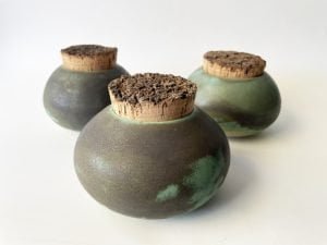 handmade ceramic jars