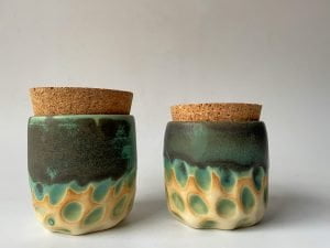 funky ceramic jars