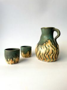 handmade ceramic drinkware