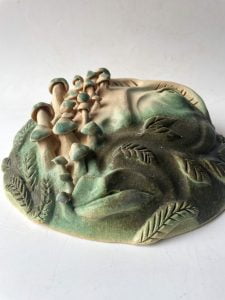 ceramic mushroom art