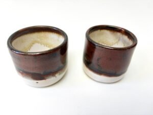 red ceramic espresso cups