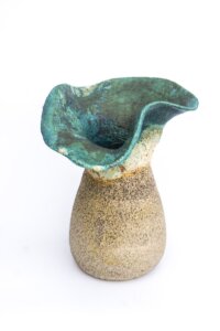 ceramic wave vase