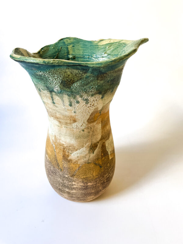 nature art ceramic vase