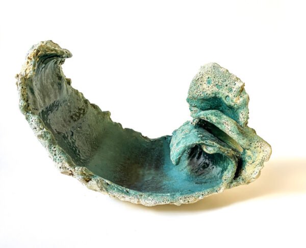 ceramic art ocean wave wave sculpture amelia johannsen