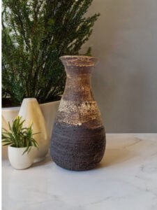 large black clay vase amelia johannsen