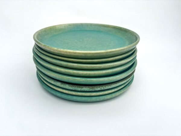 Turquoise dinner plates