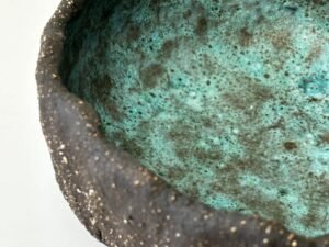 texture clay bowl