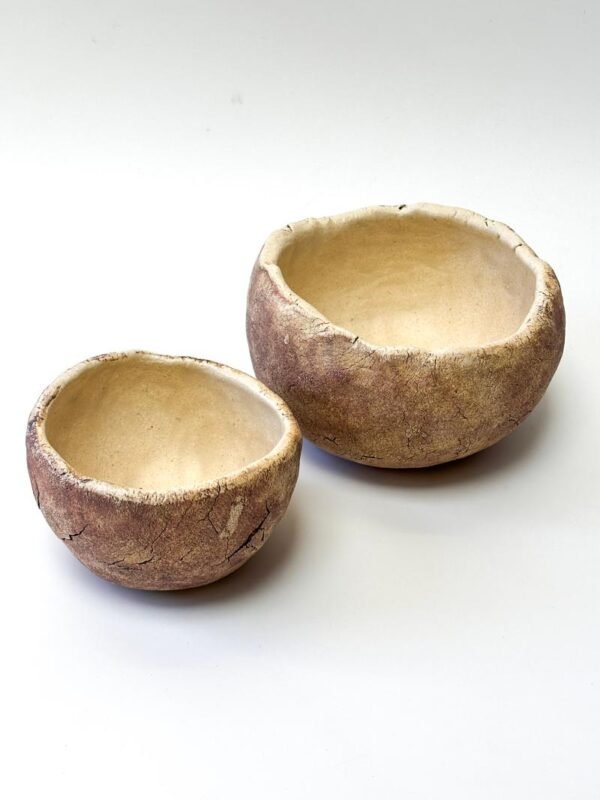 natural clay bowls