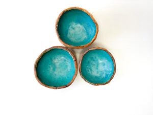 turquoise ceramic bowls