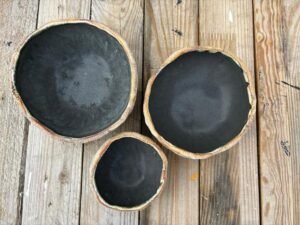 matte black bowls