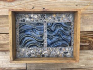 small wall hanging beach art