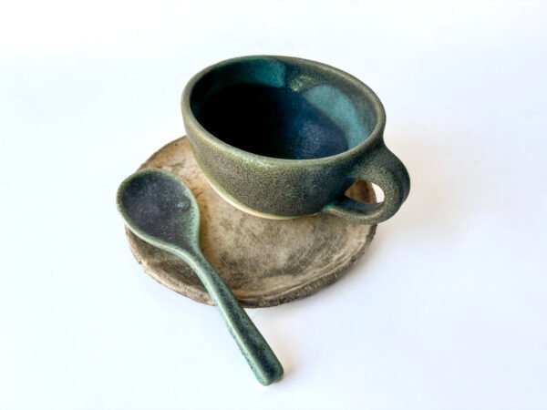 rustic ceramic tea set