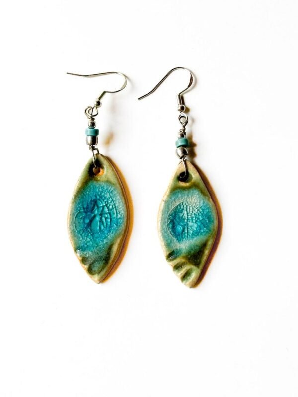 Ceramic Dangle Earrings