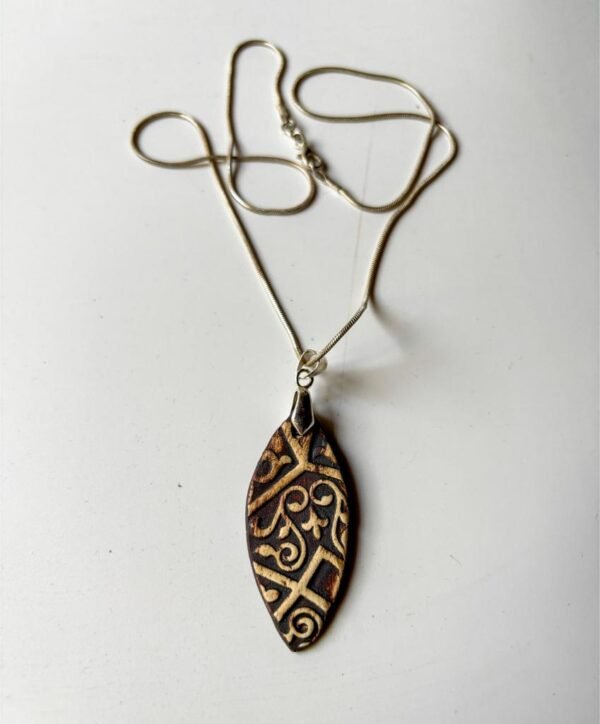 Spanish Design Ceramic Pendant Necklace