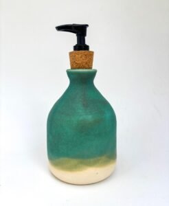 stoneware soap dispenser