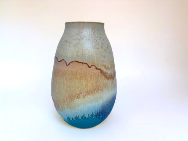 Layered Earth Stoneware Vase